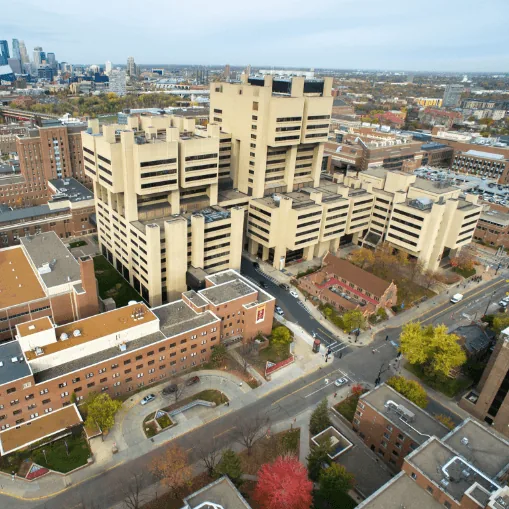 Outside view of dental school building
